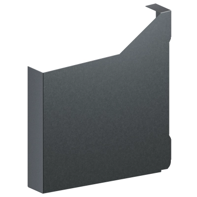 KROP RYNNA UKRYTA - Denko / Zaślepka do rynien ukrytych - Lewe