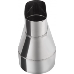 Przejście 100/200 owal - okrągłe 150 żaroodporne gr.1 mm