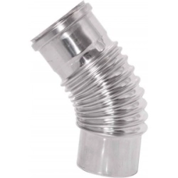 Kolano Ø 100 jednościenne TURBO Kwasoodporne 45 st.