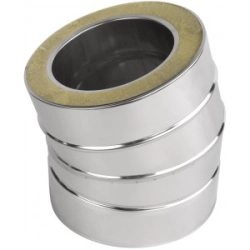 Kolano 200/260 izolowane kwasoodporne - 15 st.