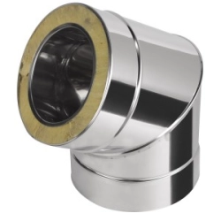 Kolano 200/260 izolowane kwasoodporne - 60 st.