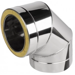 Kolano 200/260 izolowane kwasoodporne - 90 st.