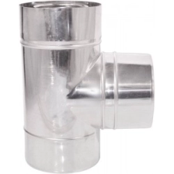 Trójnik 100/150 z uszczelką dwuścienny TURBO Kwasoodporny 90 st.