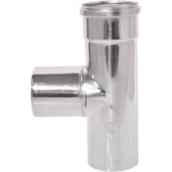 Trójnik Ø 100 jednościenny TURBO Kwasoodporny 90 st.