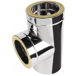 Trójnik 200/340 izolowany - żaroodporny - 90 st.