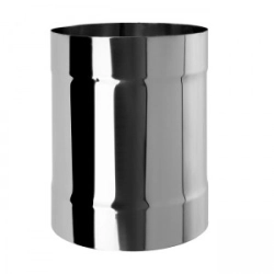 Złączka Ø 80 kominowa dwukielichowa kwasoodporna gr.0,6 mm