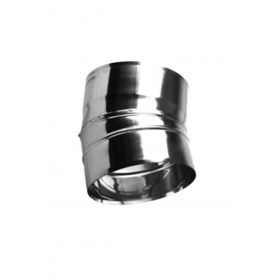 Kolano Ø 150 kominowe kwasoodporne gr.0,6 mm - 15 st.