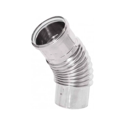 Kolano Ø 80 jednościenne TURBO Kwasoodporne 45 st.