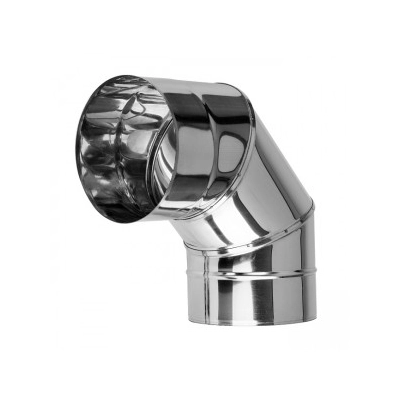 Kolano Ø 150 komina żaroodporne gr.1 mm - 90 st.