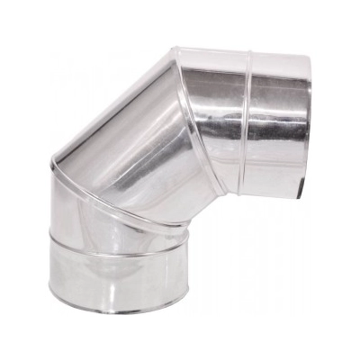 Kolano 60/100 z uszczelką dwuścienne TURBO Kwasoodporny 90 st.