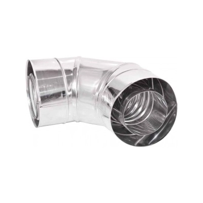 Kolano 60/100 z uszczelką dwuścienne TURBO Kwasoodporny 90 st.