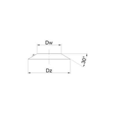 Okapnik 550 komina kwasoodporny gr.0,6 mm