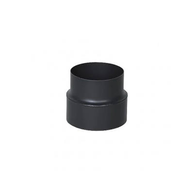Redukcja komina stalowa - czarna 2 mm