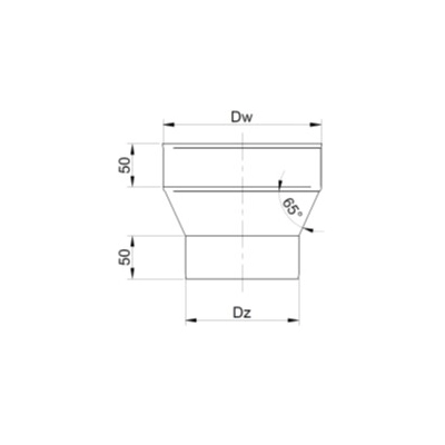 Redukcja komina żaroodporna gr.1 mm