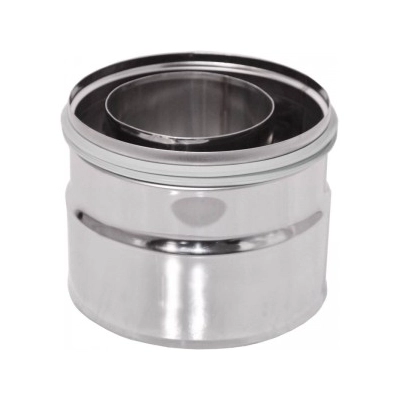 Redukcja / przejście 100/150 dwuścienna TURBO kwasoodporne z uszczelką