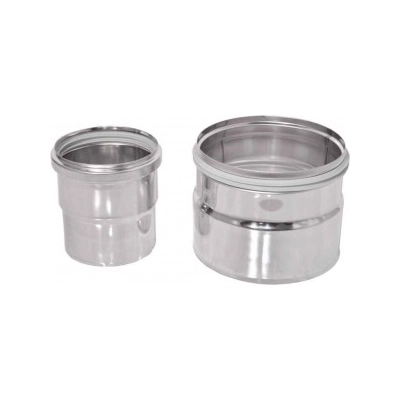 Redukcja / przejście 100/150 dwuścienna TURBO kwasoodporne z uszczelką