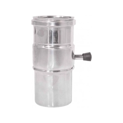 Rura Ø 60 z króćcem pomiarowym jednościenna TURBO Kwasoodporna