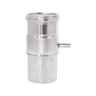 Rura z odskraplaczem Ø 80 jednościenna TURBO Kwasoodporna