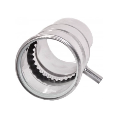 Rura z odskraplaczem Ø 80 jednościenna TURBO Kwasoodporna