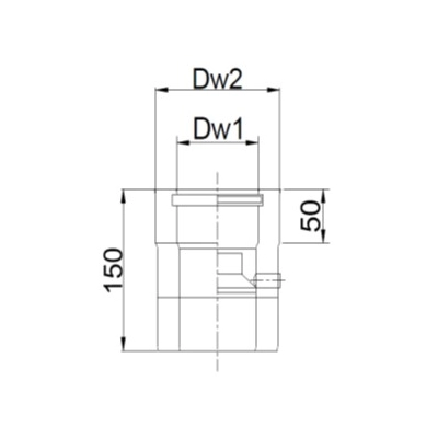 Rura 100/150 z odskraplaczem dwuścienna TURBO Kwasoodporna z uszczelką