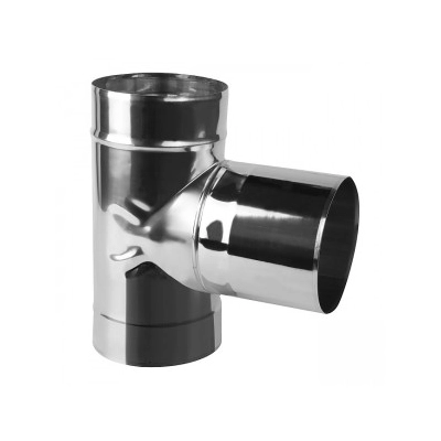 Trójnik Ø 110 komina żaroodporny gr.1 mm - 90 st.