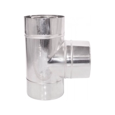 Trójnik 100/150 z uszczelką dwuścienny TURBO Kwasoodporny 90 st.