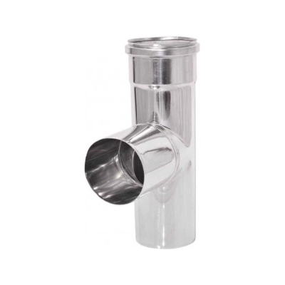 Trójnik Ø 100 jednościenny TURBO Kwasoodporny 90 st.