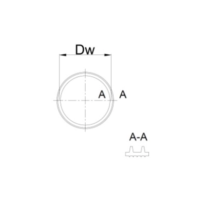 Uszczelka Ø 80 do rur TURBO