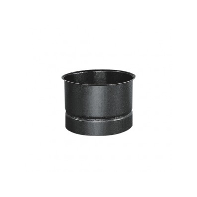 Wkładka Ø 130 kominowa jednościenna stalowa - czarna 2 mm