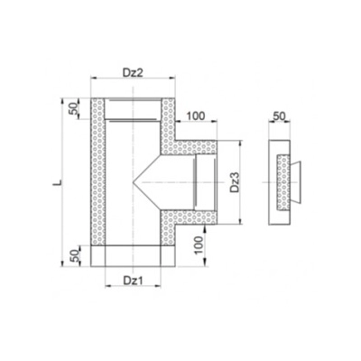 Wyczystka 160/300 izolowana - żaroodporna