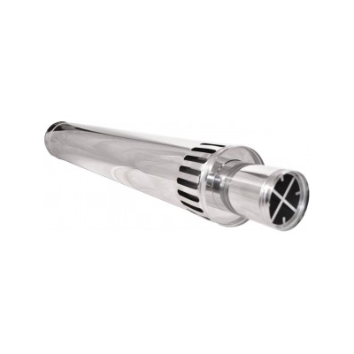 Zakończenie 80/125 boczne dwuścienne TURBO kwasoodporne 1000mm