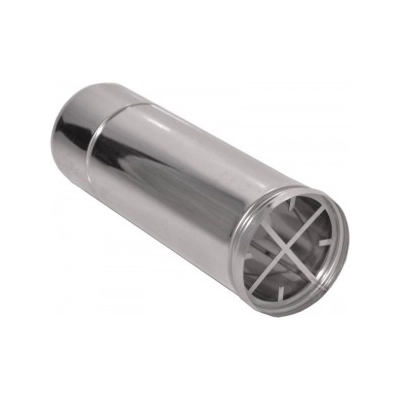 Zakończenie Ø 60 boczne spalinowe/powietrzne jednościenne TURBO Kwasoodporne 1000 mm