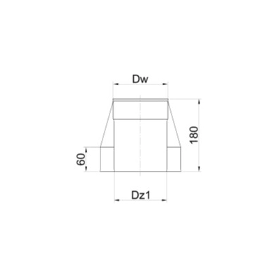 Zakończenie 300/440 ustnikowe - żaroodporne