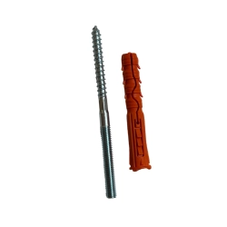 Śruba / dwugwint obejmy rury spustowej OCYNK 8x250 mm