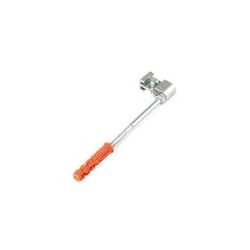 BRYZA PVC Śruba do obejmy PVC (ze wspornikiem) 120 mm + kołek