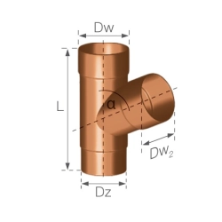 GAMRAT MAGNAT Trójnik 110/63mm