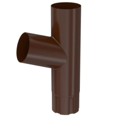 BRYZA STAL Trójnik rury spustowej 100 mm - BRĄZ