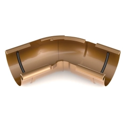 Narożnik wewnętrzny BRYZA 125 ( regulowany 120°-145° ) - MIEDŹ