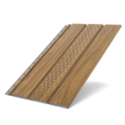 BRYZA Podsufitka / Podbitka Dachowa PVC perforowana 3 mb - ORZECH ZŁOTY