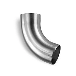 Kolanko rury spustowej 80 mm Tytan-Cynk TŁOCZONE (kąt 72°)