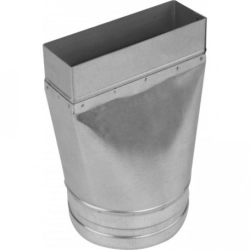 Redukcja wentylacyjna symetryczna okrągła 200x50 - Fi 100mm