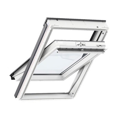 FAKRO Okno dachowe PVC Białe Uchylno-Obrotowe PPP-V U5 preSelect MAX - Energooszczędne - Kąt uchylenia 45st.