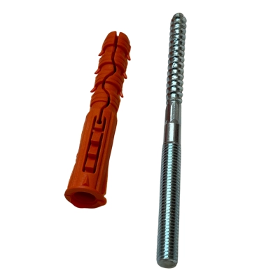 Śruba / dwugwint obejmy rury spustowej OCYNK 8x250 mm