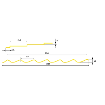 Blachodachówki na wymiar - Blachodachówka TWIST