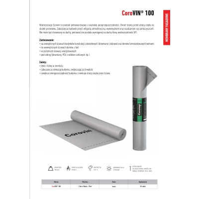 membrana wiatroizolacyjna paroprzepuszczalna