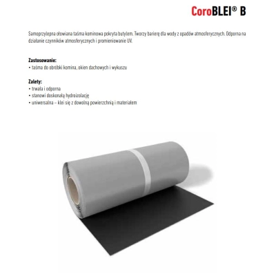 Taśma ołowiana COROBLEI B 300mm x 5 m
