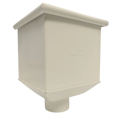 Kosz zlewowy, kosz spustowy do rury spustowej - BIEL Ral 9010