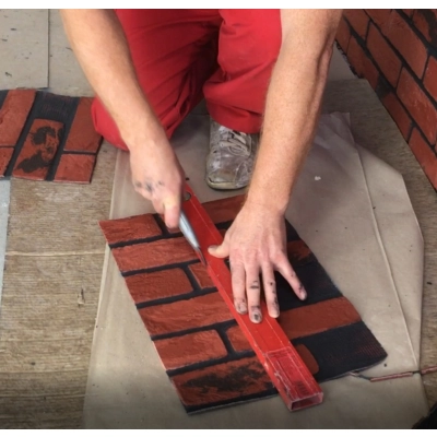 Elastyczny panel elewacyjny KLINKIERO z rolki