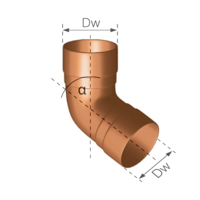 GAMRAT MAGNAT Kolano dwukielichowe 63mm
