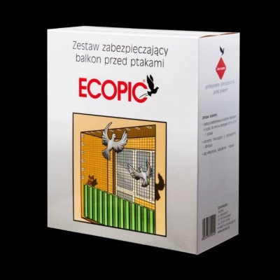 Zestaw ochrony balkonu. Siatka 50mm - 6 x 3m